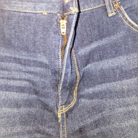 EUC - Time & Tru Dark Wash Plus Size Petite Skinny Jeans - 20P - Picture 2 of 5